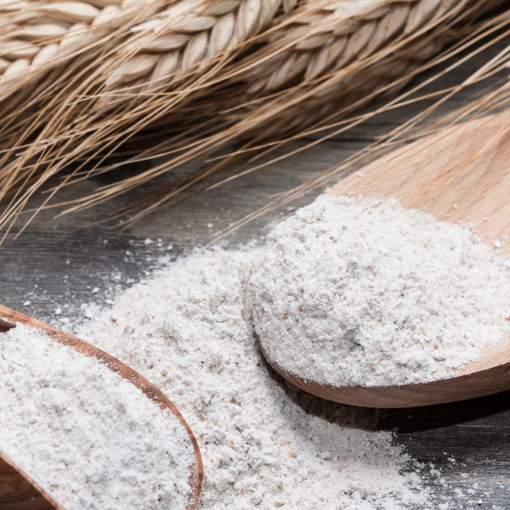 Organic stone-ground flours and semolina grains