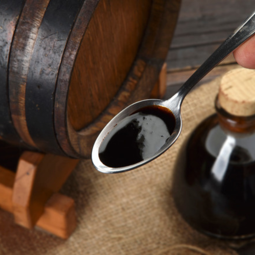 Aged balsamic vinegar and extra virgin olive oils